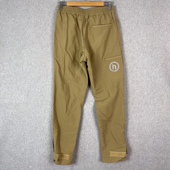 Hidden NY Mens S Beige Nylon Tech Cargo Pant Adjustable Ankle - Picture 5 of 10